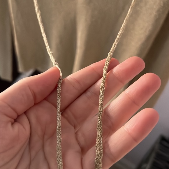 Mihoko Saito Sheer Metallic Gold Hoodie Drawstring Deep V-Neck Low Cut Small - Picture 8 of 10